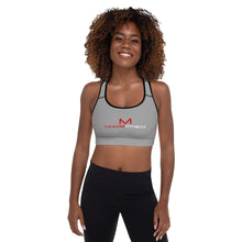 Load image into Gallery viewer, Moore Fitness Sports Bra (Padded) Grey