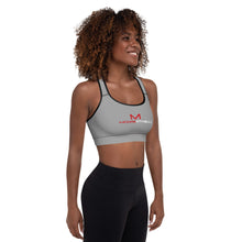 Load image into Gallery viewer, Moore Fitness Sports Bra (Padded) Grey