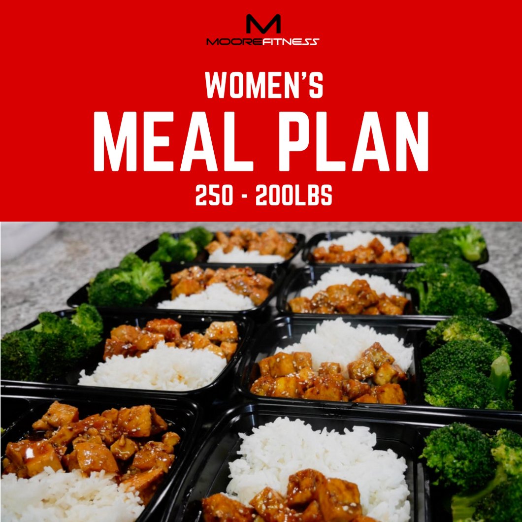 Women's 250-200LB Meal Plan