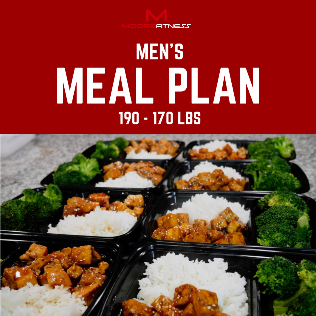 Meal Plan Men 190 - 170 lbs