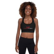 Load image into Gallery viewer, Moore Fitness Sports Bra (Padded) Black

