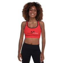 Load image into Gallery viewer, Moore Fitness Sports Bra (Padded) Red
