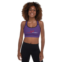 Load image into Gallery viewer, Moore Fitness Sports Bra (Padded) Purple
