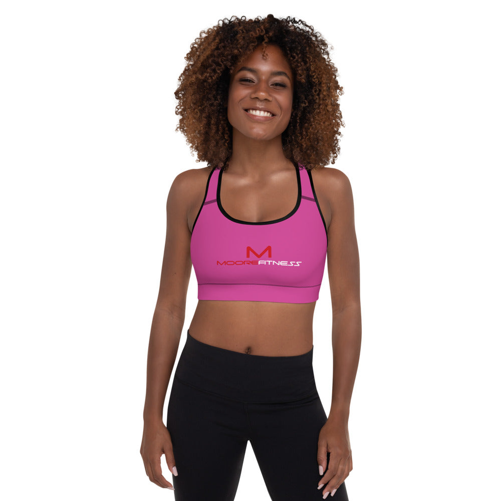 Moore Fitness Sports Bra (Padded) Pink