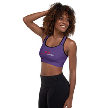 Load image into Gallery viewer, Moore Fitness Sports Bra (Padded) Purple
