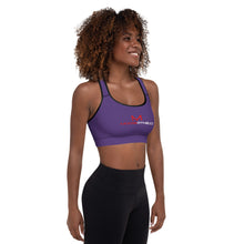 Load image into Gallery viewer, Moore Fitness Sports Bra (Padded) Purple
